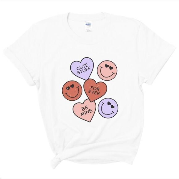 Heart Medium White T Shirt‎ - Picture 1 of 4